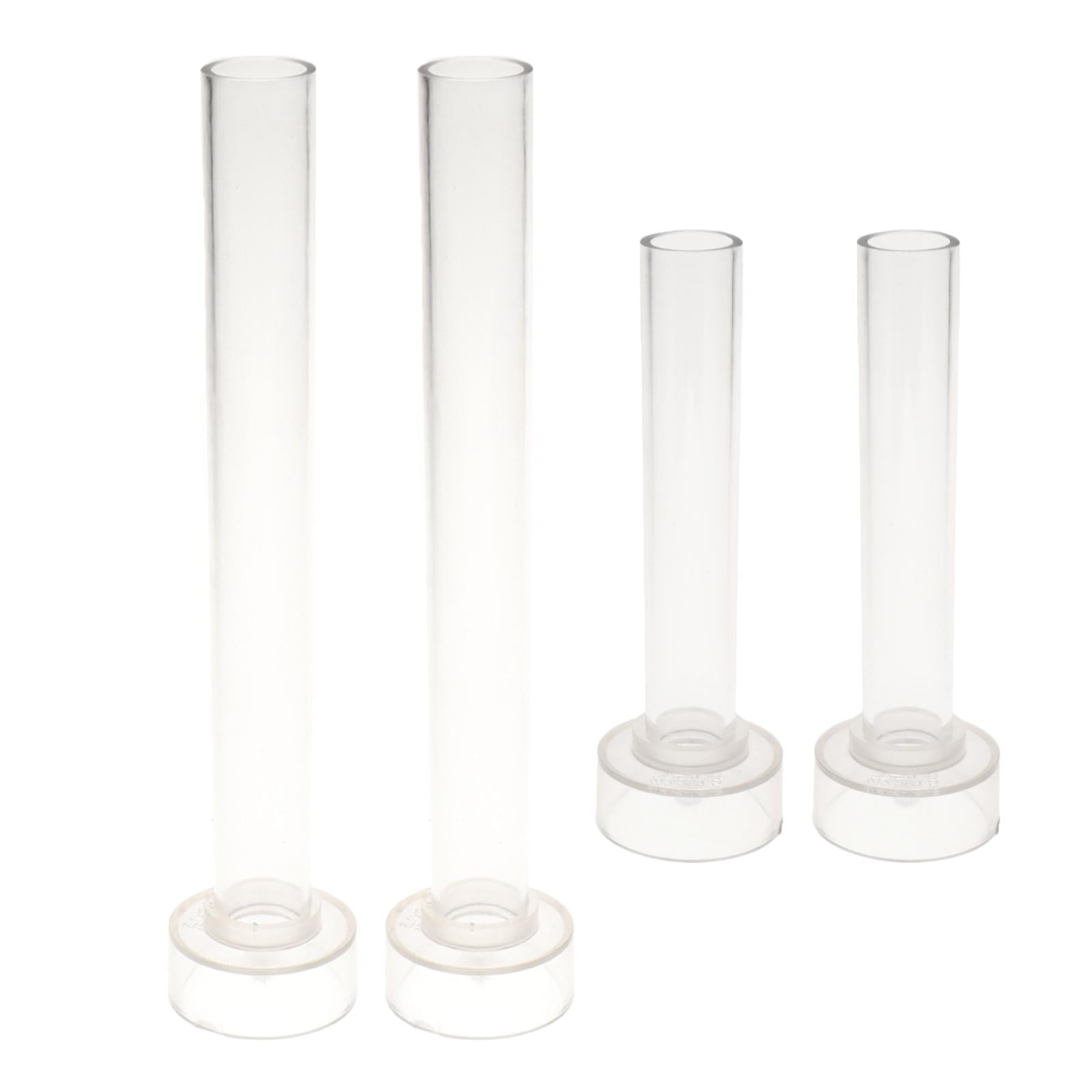 FVDPWYE 4pcs Plastic Round Church Top Candle Mold Mould For DIY Candle Making