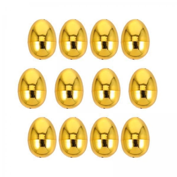 FVDPWYE 4x12x Fillable Easter Eggs for Easter Gifts Basket Stuffers Goodie Bag Fillers M 4 Pcs