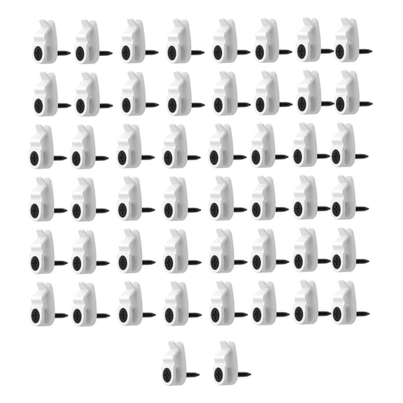 FVDPWYE 5 Pieces Light Hanger Hooks Screw Hooks High Performance Light Fixtures Holiday White