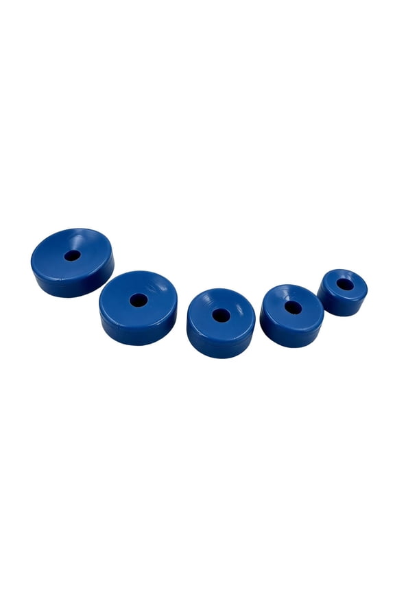 5 Pieces Watch Case Cushion Parts Portable Professional Maintenance Compact Multipurpose Lightweight Non Slip Movement Repair Blue