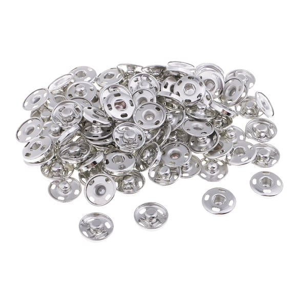 FVDPWYE 50 Fasteners Durable Buttons Press Studs for Hat Backpacks 15mm