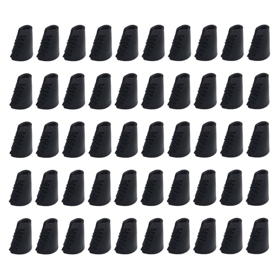 FVDPWYE 50 Pieces PU Leather Cord Ends Multifunctional Conveneint Smooth Drawstring Cord Black