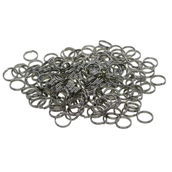 FVDPWYE 500 Pieces Durable Stainless Steel Jump Rings with Split, Perfect for Connecting 8mm