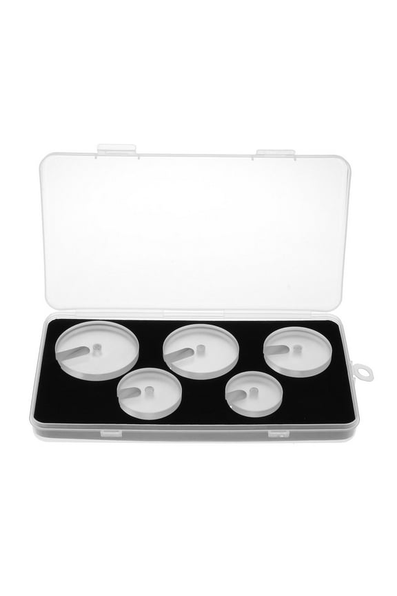5Pcs Watch Crystal Press Dies, Watch Glass Press Tool, Clear Acrylic Dies Smooth