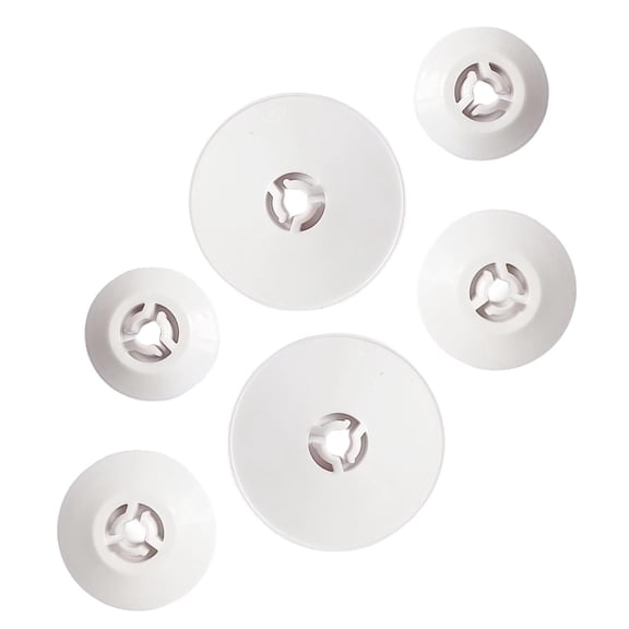 FVDPWYE 6 Pieces Spool Cap Sewing Machine Spool Pin Cap White Sewing Machine Accessories