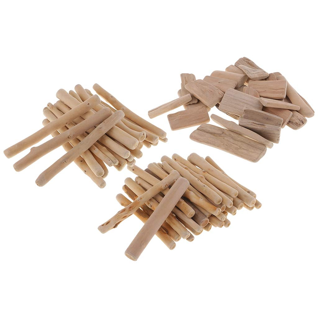 FVDPWYE 750g Natural Driftwood Pieces Craft Sticks Small for Northumbrian Coastline
