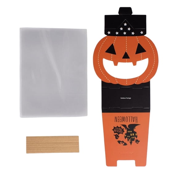 FVDPWYE 8Pcs Small Candy Boxes Cookie Gift Boxes Bag Sweet Favour Paper Bakery Pumkin