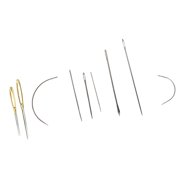 FVDPWYE 9 Pieces Heavy Duty Hand Sewing Needles Kit for Home Upholstery Carpet Leather