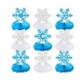 thumbnail image 1 of FVDPWYE 9 Pieces Winter Snowflake Honeycomb Centerpieces for Table for Cabinet Hotel blue, 1 of 8