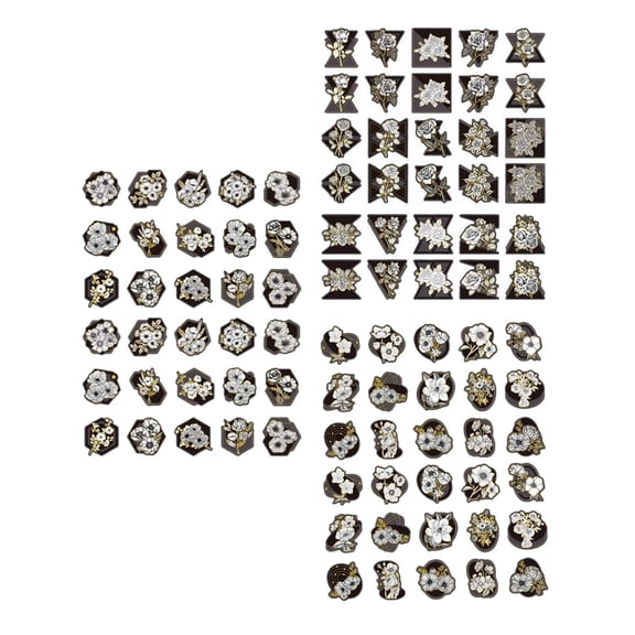 FVDPWYE 90 Pieces Flower Sticker Planters Hand Account Diary Scrapbook Retro Style for Canker Rose and Spring Flowers and Rose