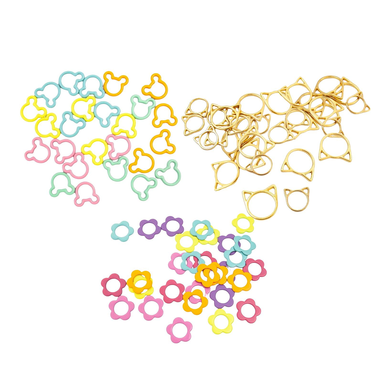 FVDPWYE 90Pcs Knitting Tool Crochet Knitting Markers DIY for DIY Handmade Craft