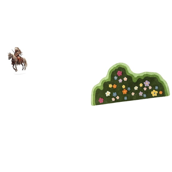 FVDPWYE Acrylic Knight Table Centerpiece Modern Irregular Home Decor Waterproof Gift Non Slip Bedside Rug Area Living Room Playroom Household