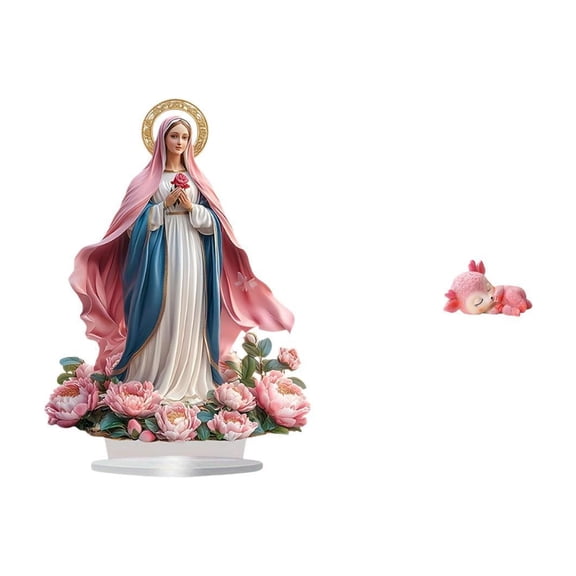 FVDPWYE Acrylic Resin Sleeping Deer Ornament Freestanding Decorative Tabletop Figurine with Base for Party Home Bookshelf Festival Bedroom Handicraft Fine Workmanship