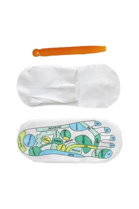 Acupressure Reflexology Socks with Massage Tool, Foot Massage Socks, Acupuncture High