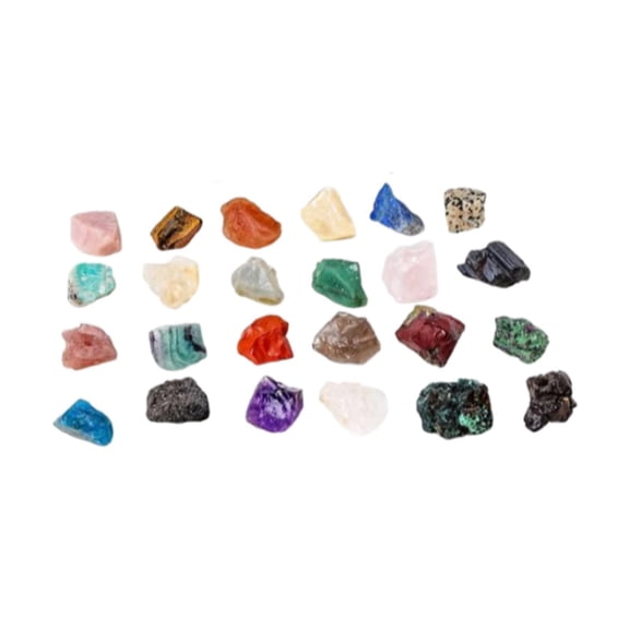 FVDPWYE Advent Calendar 2024 Christmas Calendar Rock Collection Set Natural Ore Box for A