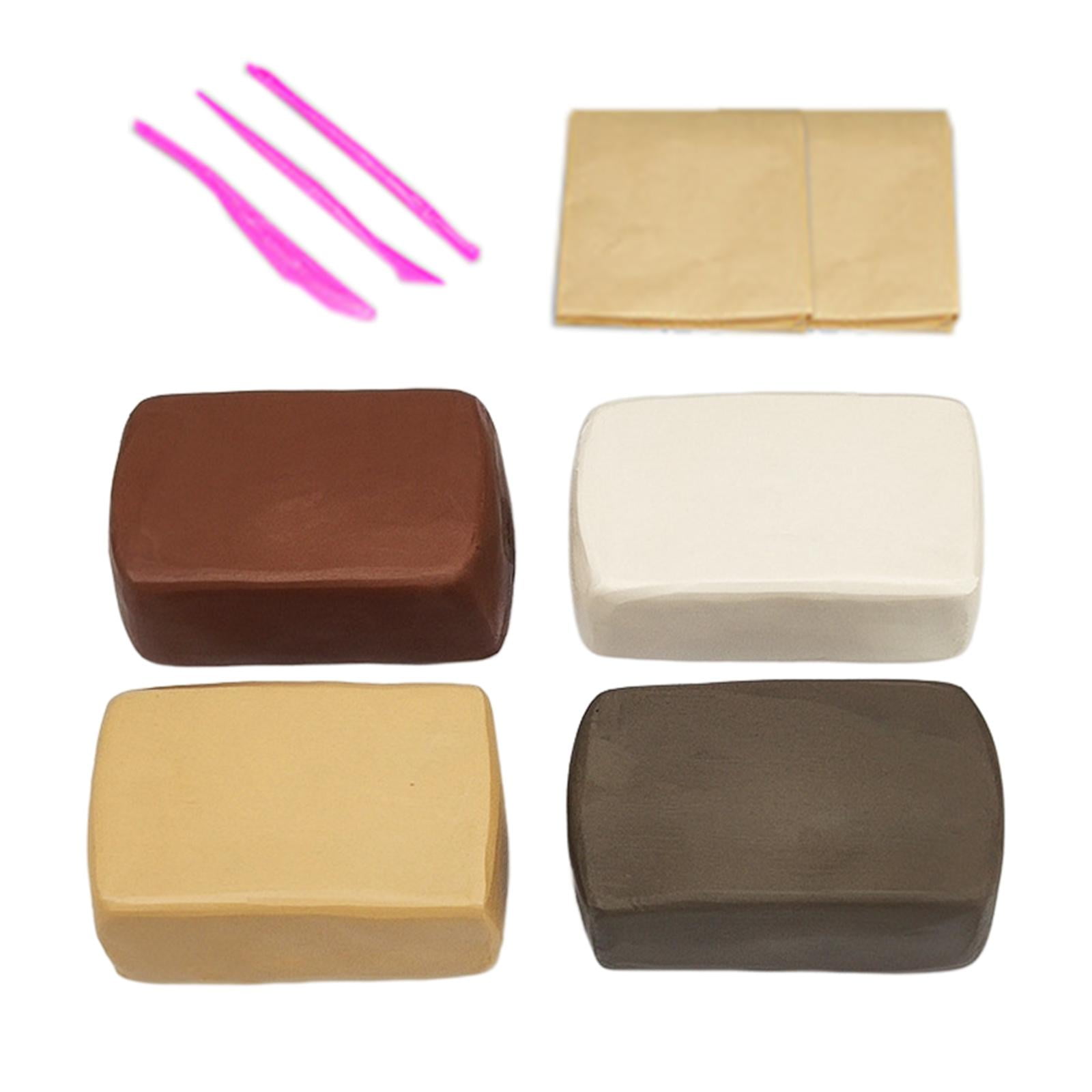 FVDPWYE Air Hardening Clay Pottery Clay Sculpture Soil Hand Modeling Handmade Clay Tools