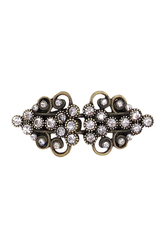 Alloy Brooch Clip for Cardigans And Shawls, Easy to Use Fastener for Jackets And Bronze