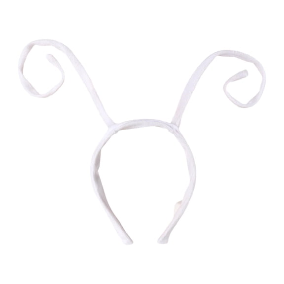 FVDPWYE Animal Antenna Headband Cartoon Elastic Hair Band for Women Kids Party Favor White