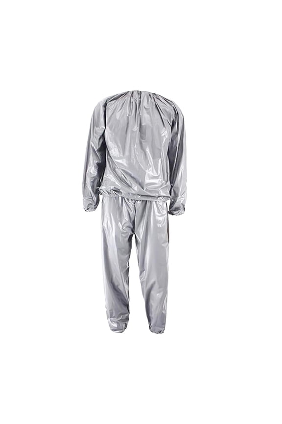 Anti- Fitness Sauna Suit Weight Loss Exercise Gym Home Running Quick Sweat Women Yellow XXL