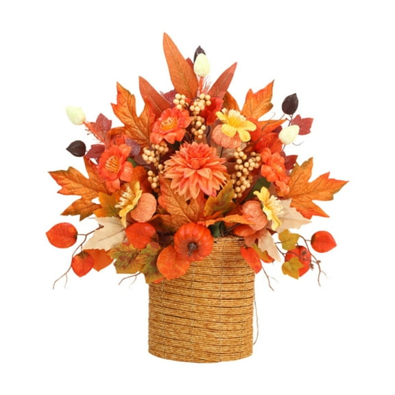 FVDPWYE Artificial Fall Wreath Garland Decorative Lifelike Versatile Fall Decoration for