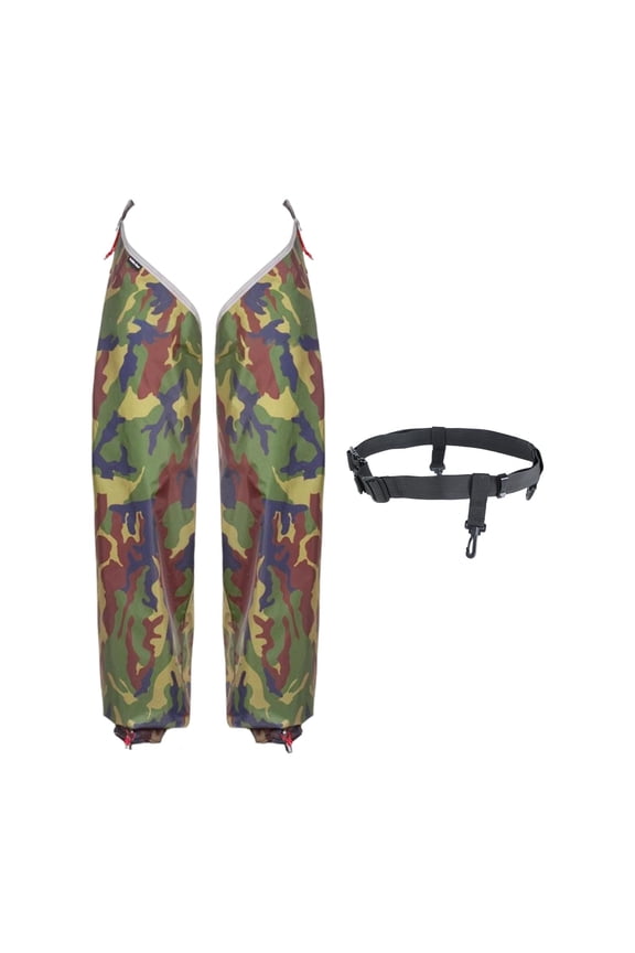 Backpacking Hiking Pants Split Leg Cover Outdoor Pants for Climbing Trekking With Belt