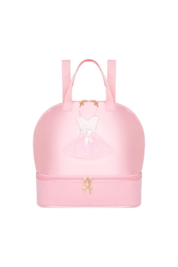 Ballet Dance Backpack Cute Ballet Dance Bag for Sports Birthday Gift Dancing Pink