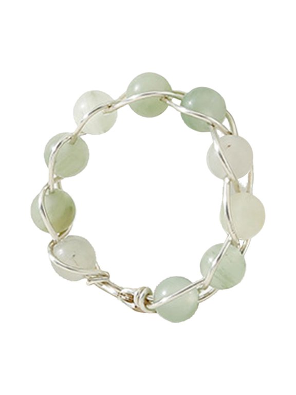 Beach Summer Braided String Rings Jewelry Women green
