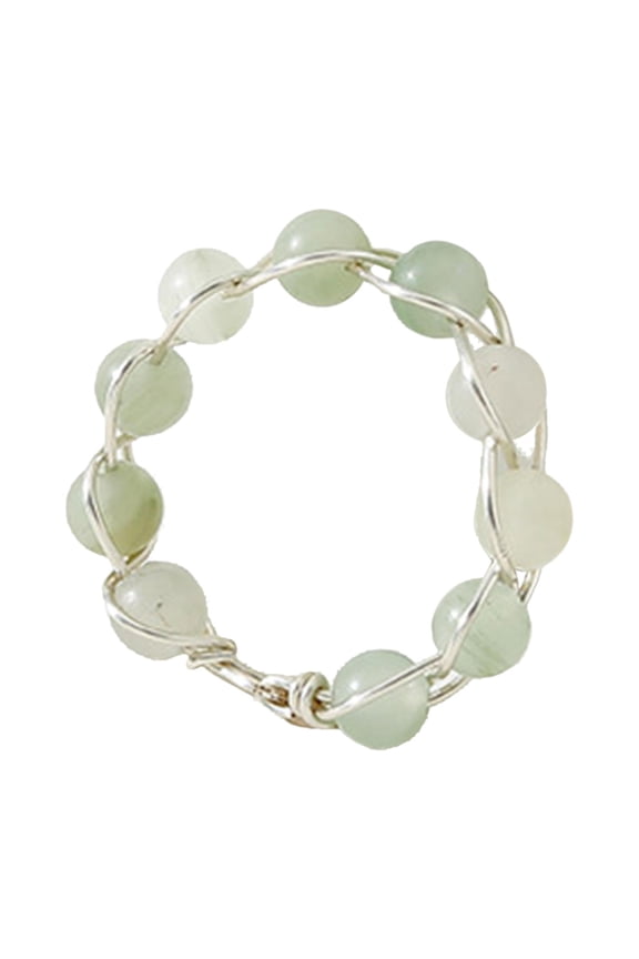 Beach Summer Braided String Rings Jewelry Women green