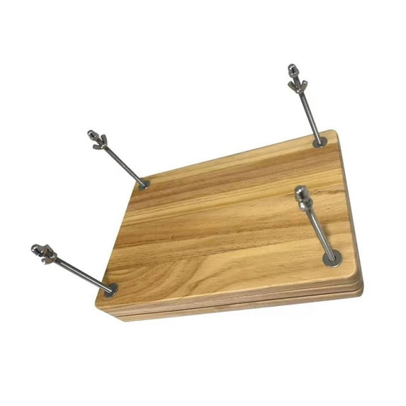 FVDPWYE Binding Press, Wooden Book Press, Flat Paper Press Machine Book Binding Tool for