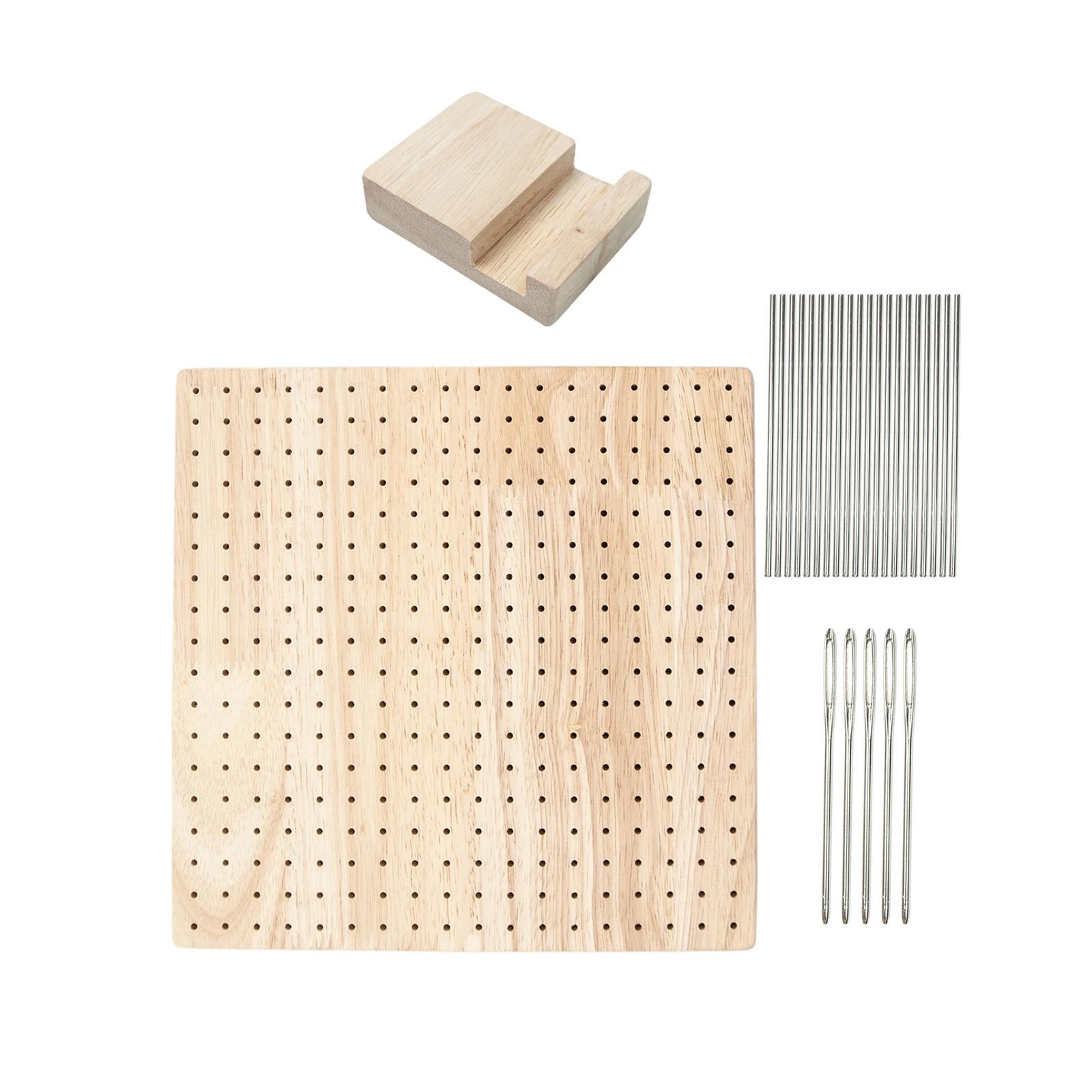 FVDPWYE Blocking Board Blocking Mats Wood with 20 Fixing Pin Embroidery Sturdy Gifts for