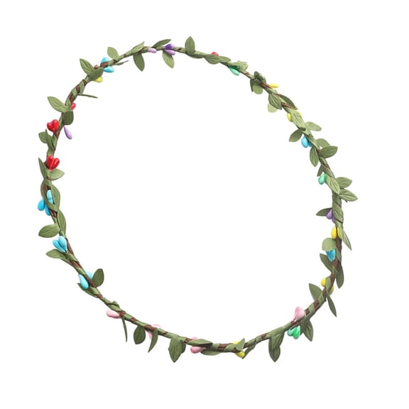 FVDPWYE Boho Style Garland Forehead Hairband for Girls Party Decor Multi