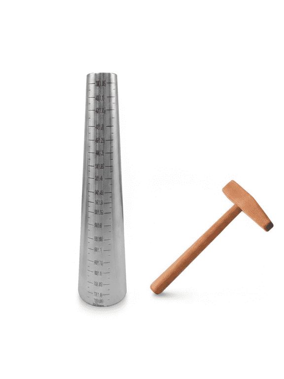 Bracelet Mandrel Sizer Adjust Wooden Shaping Cylindrical Handle Jewelry Making Tool Men Women Bangle Sizing Metalworking Precision Tools for Jewelers