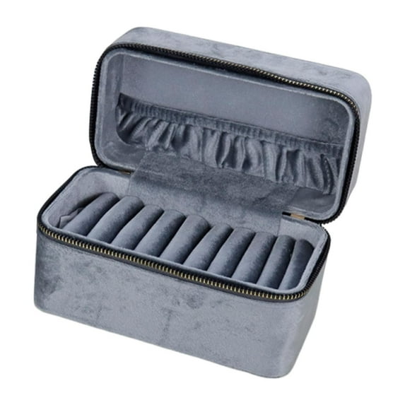 FVDPWYE Bracelet Storage Box Bangle Holder with 9 Slots Container Showcase Organizer for Gray