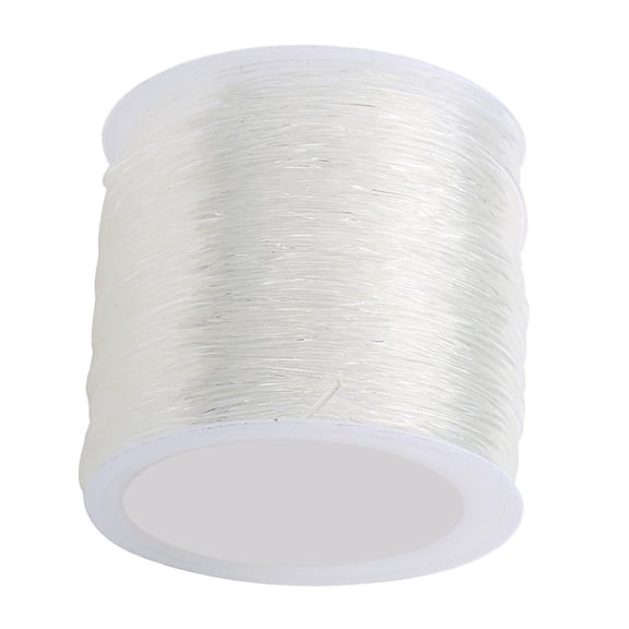 FVDPWYE Bracelet String Clear Stretch String Cord for Jewelry Making Beading 0.7mm
