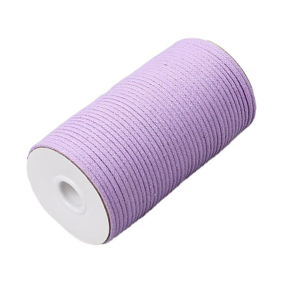 FVDPWYE Braided Macrame Cord Portable Weaving Easy to Knot Twisted Twine Rope for Craft Violet