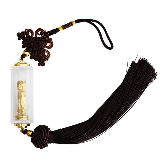 FVDPWYE Buddha Guanyin Statue Hanging Ornament Lucky Sign Decorative Car Rearview Mirror Coffee