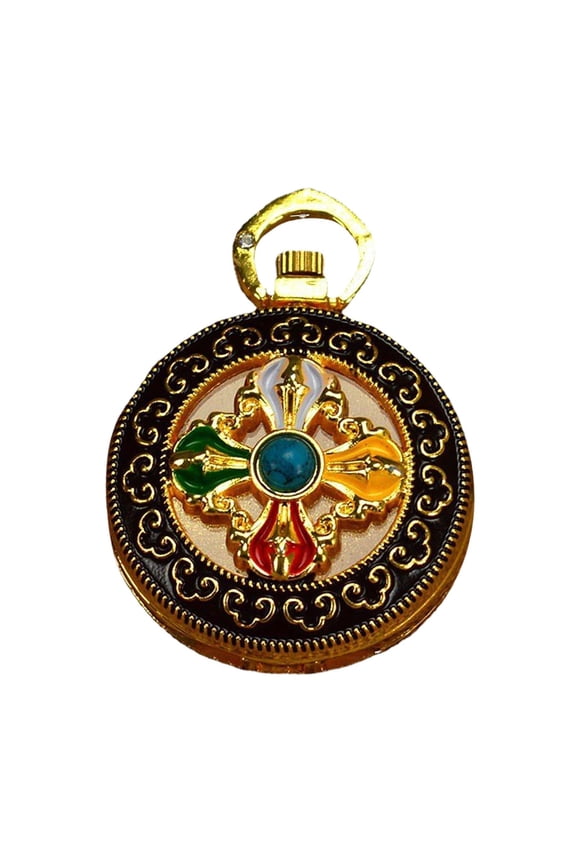Buddhist Gau Box Prayer Necklace Decoration Keepsake Memorial Antique Collection