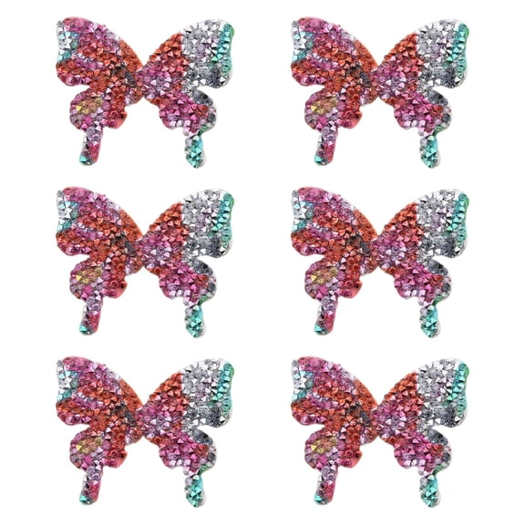 FVDPWYE Butterfly Iron on Patch Iron on Patch Appliqued Sew Applique Decals DIY Applique pink