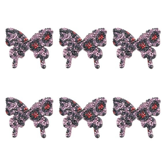 FVDPWYE Butterfly Iron on Patch Iron on Patch Appliqued Sew Applique Decals DIY Applique violet