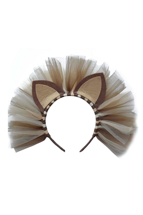 Cat Ear Headband Headdress Funny Gifts Women Girls Animal Hairband for Christmas