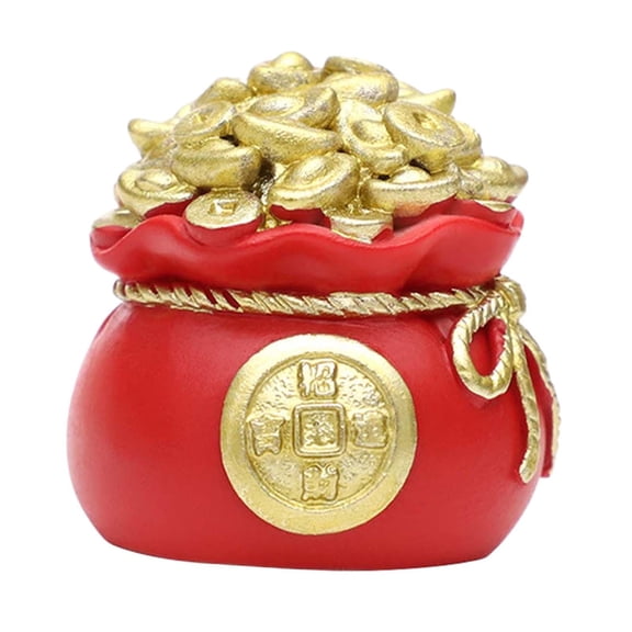 FVDPWYE Chinese Money Figurine Chinese Style Spring Festival Ornaments Tabletop Ornament Style C
