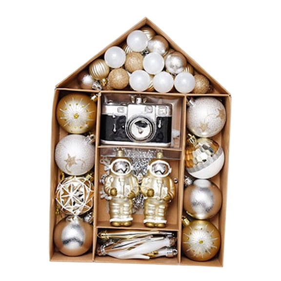 FVDPWYE Christmas Ball Baubles Fancy Dress Decoration Ornaments Party Supplies Xmas Tree Astronaut