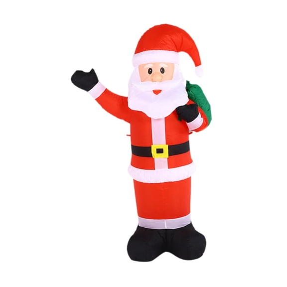 FVDPWYE Christmas Inflatables Decoration Carrying Present Sack 59.06'' Giant Instant Inflate Built in Led Lights for Plaza Back Garden