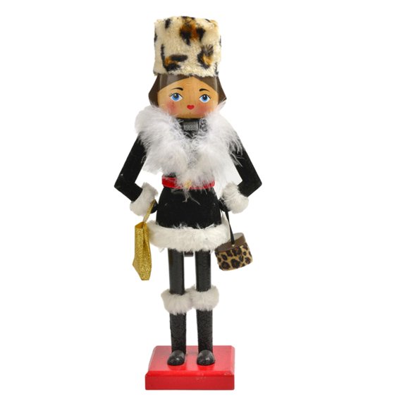 FVDPWYE Christmas Nutcracker Girl Figurine Ornament 15inch Decoration Portable Versatile