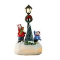 thumbnail image 1 of FVDPWYE Christmas Village Scene Lamp Post Figurine Collectible Resin for Table Decor Style C, 1 of 9