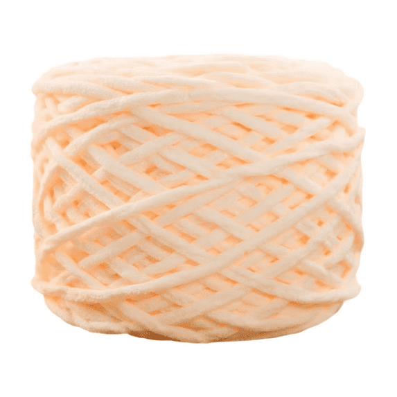 FVDPWYE Chunky Chenille Yarn Bulky Thick Yarn for Throw Pillow Making Plush Blankets Skin color