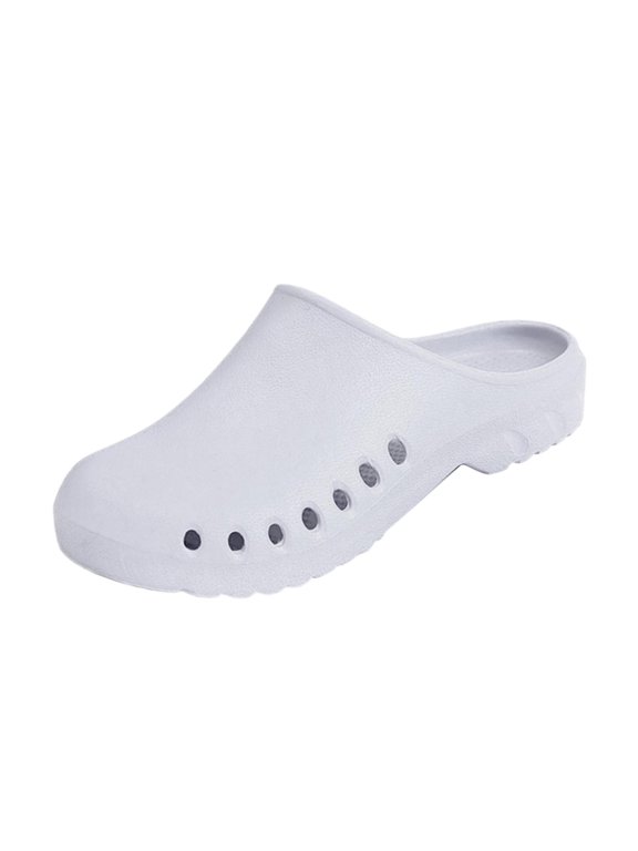 Clogs Mules Slipper Nursing Beach Sandals White 41 White 41 42