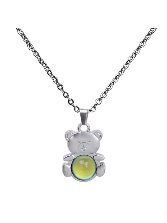 Color Change Mood Necklace Women Banquet Jewelry Wife Lover Birthday Gift