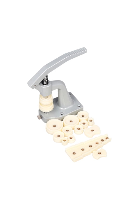 Compact Versatile Watch Press Set with 20 Dies Multi Size Watch Cover Capper for