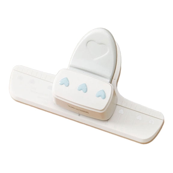 FVDPWYE Creative Border Punch DIY Hole Puncher Embosser for Greeting Cards Cardboard White